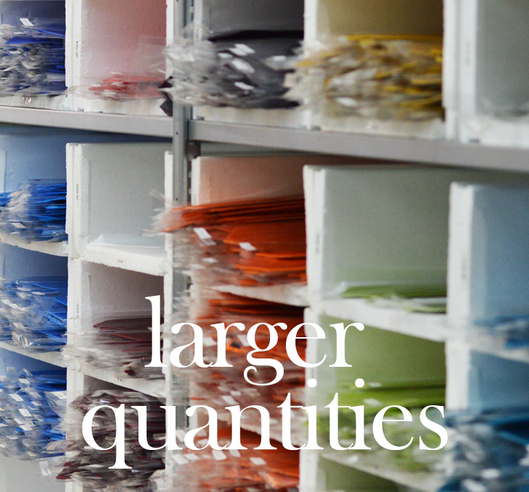 Larger quantities business