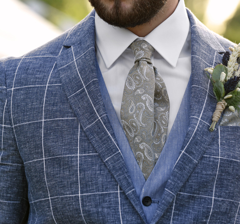 XL Neckties light blue
